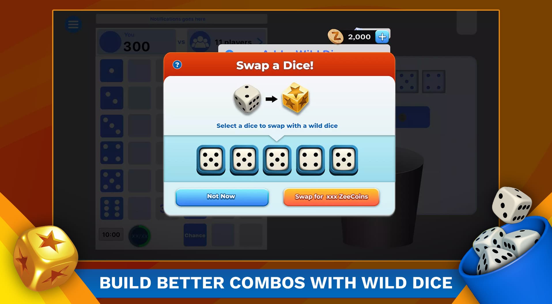 Yahtzee! Wild| Free Online Multiplayer Dice Game | Pogo