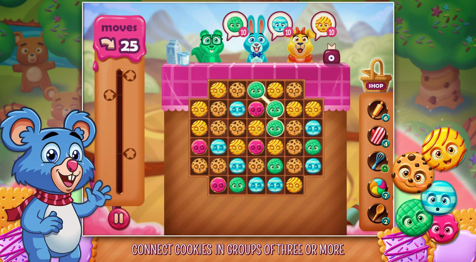 Cookie Connect | Free Online Matching Puzzle Game | Pogo